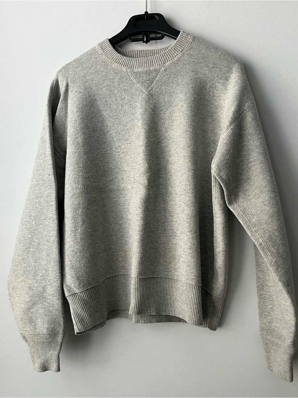 Everlane Light Gray Crewneck Sweatshirt - Picture 1 of 4